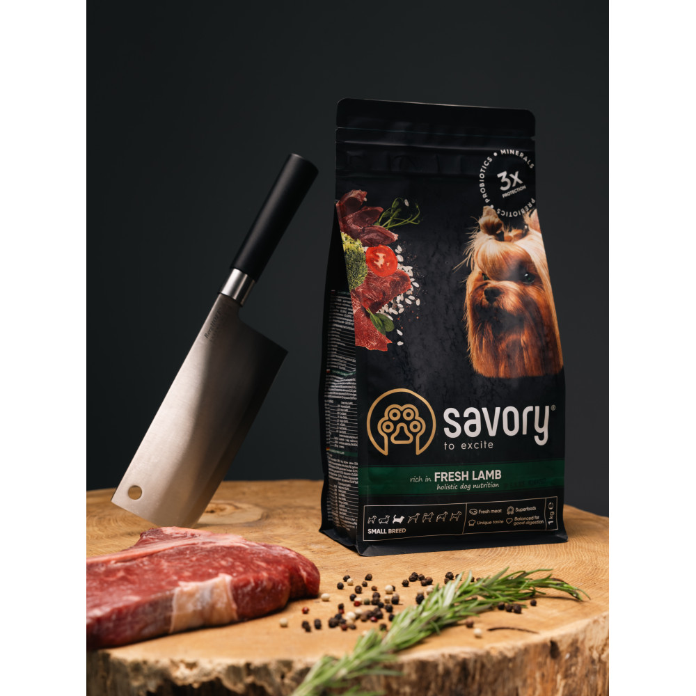 Savory Сейворі 1кг д/собак міні порід Ягня