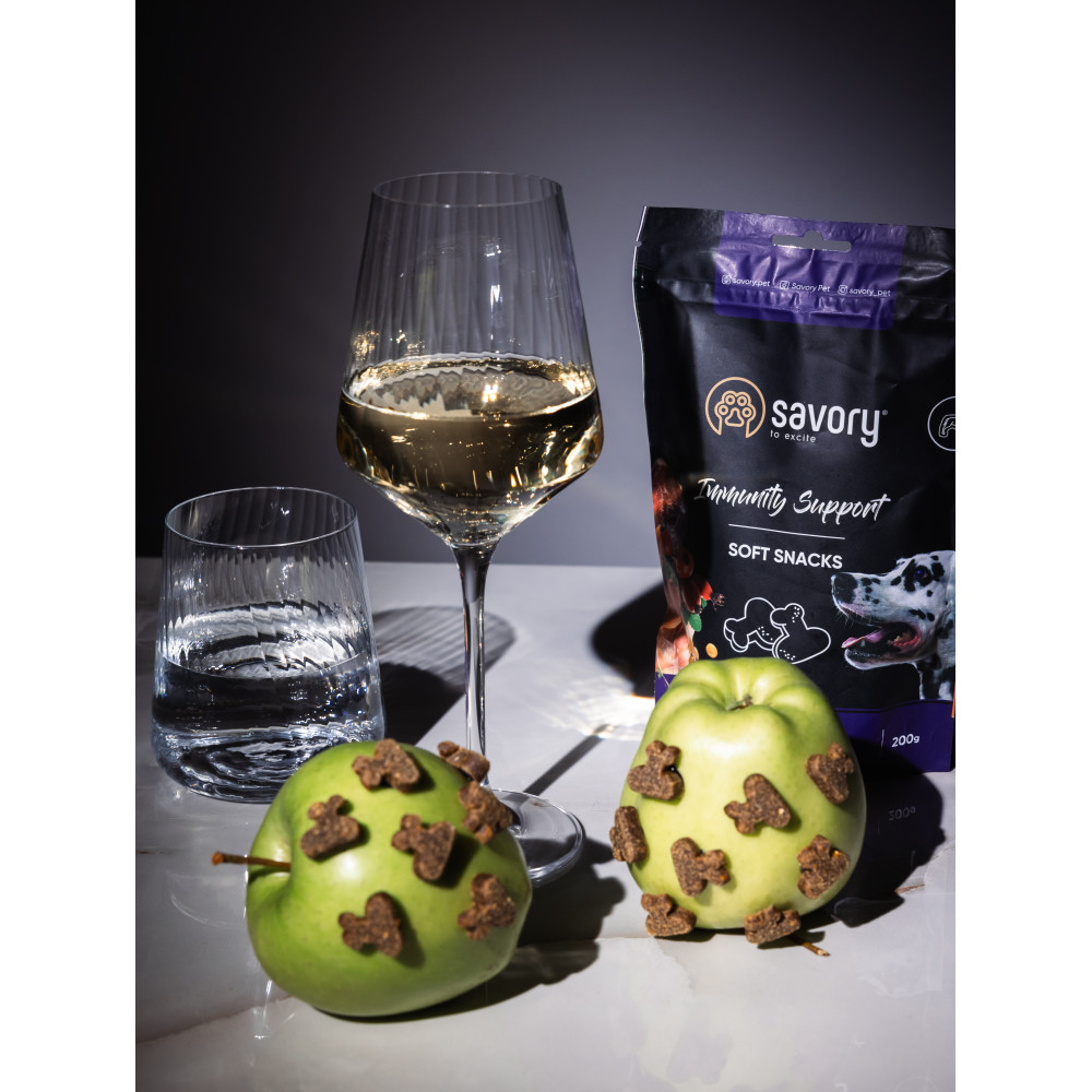 Savory Сейворі Ласощі мякі д/собак Імуніті качка та шипшина 200г