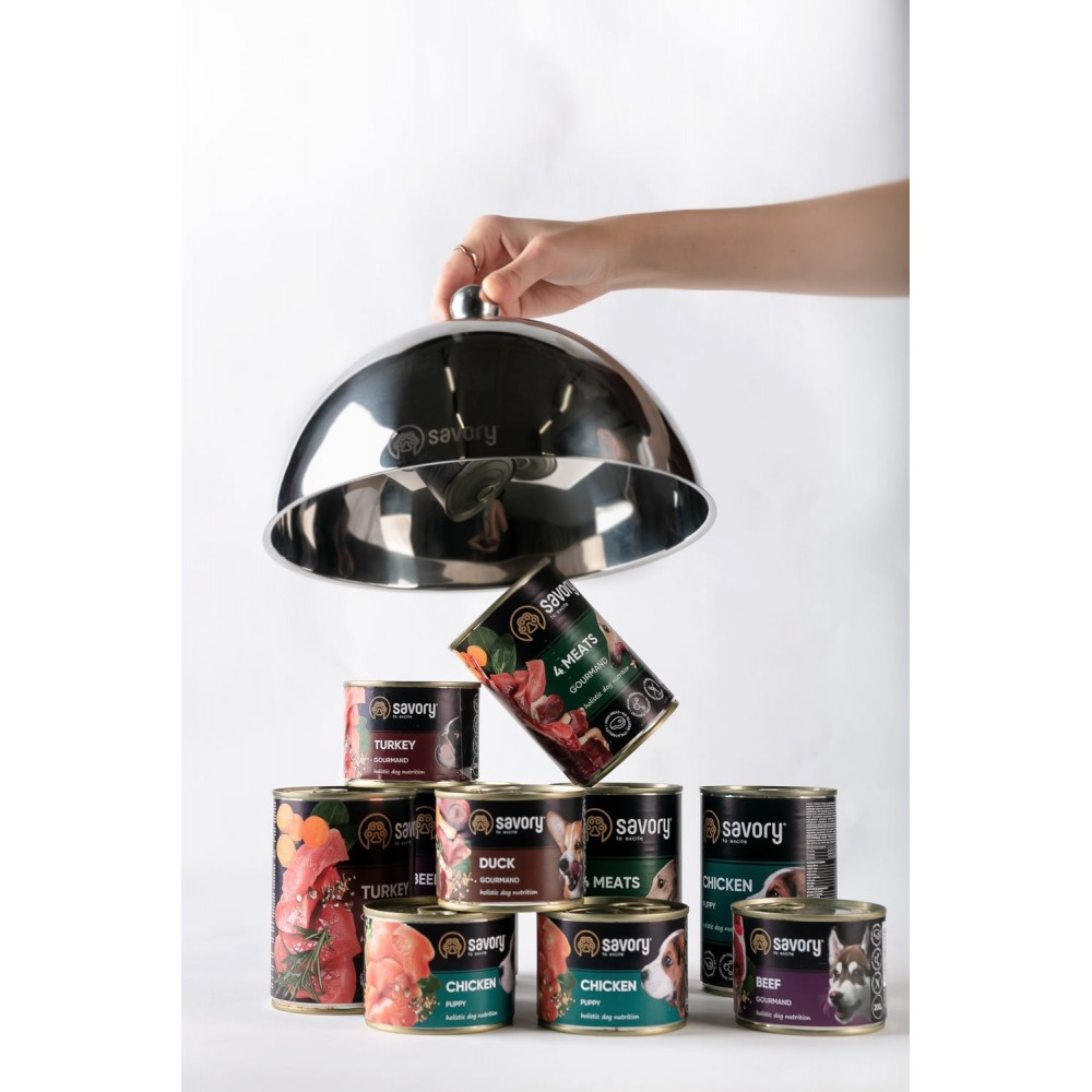 Savorу Сейворі конс.800г д/собак 4 Мяса
