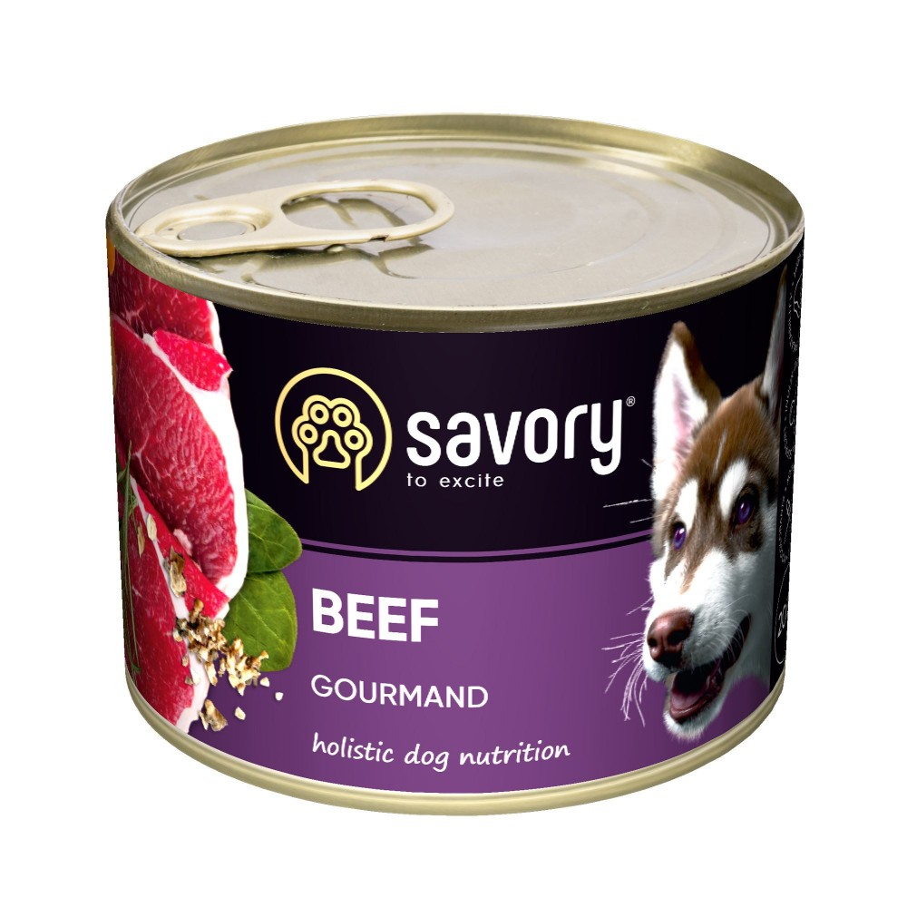 Savory Сейворі конс.200г д/собак Яловичина