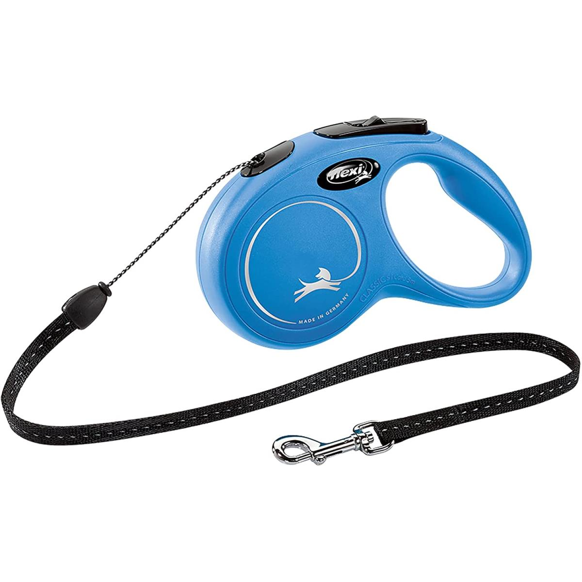 FLEXI Classic Рулетка д/собак S трос 5м/12кг синя