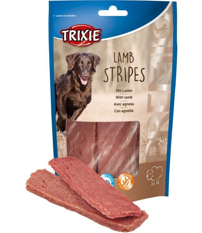 Ласощі д/соб Преміо Stripes Lamb 100г