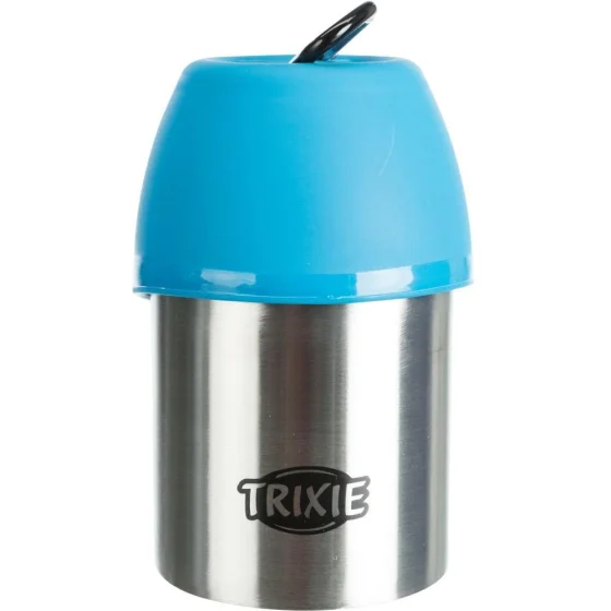 Поїлка д/собак дорожня металева пластикова 300мл