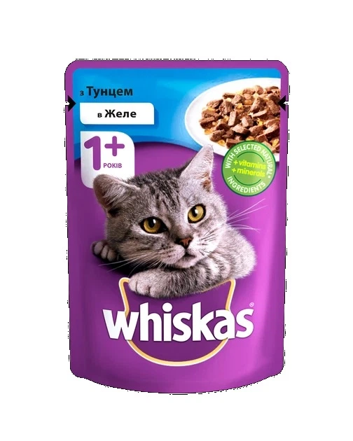 Віскас тунець в желе кот/конс 100г