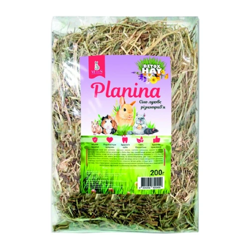 Modes Модес Planina Планина Сіно Detox Hay лугове з різнотрав'я, для гризунів, 200 г
