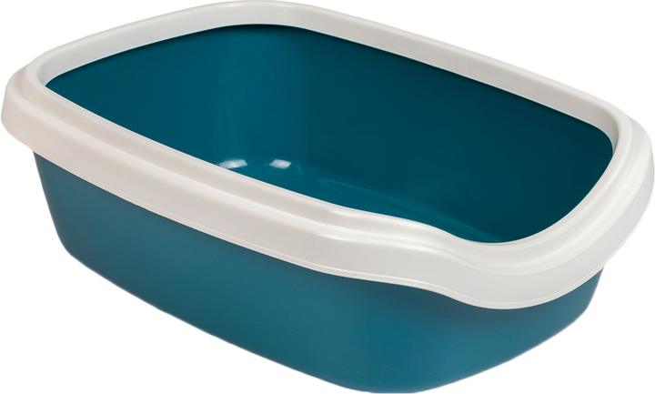Туалет для котів Comfort M 41х30х13.5, ультрамарин. Арт  PR241738