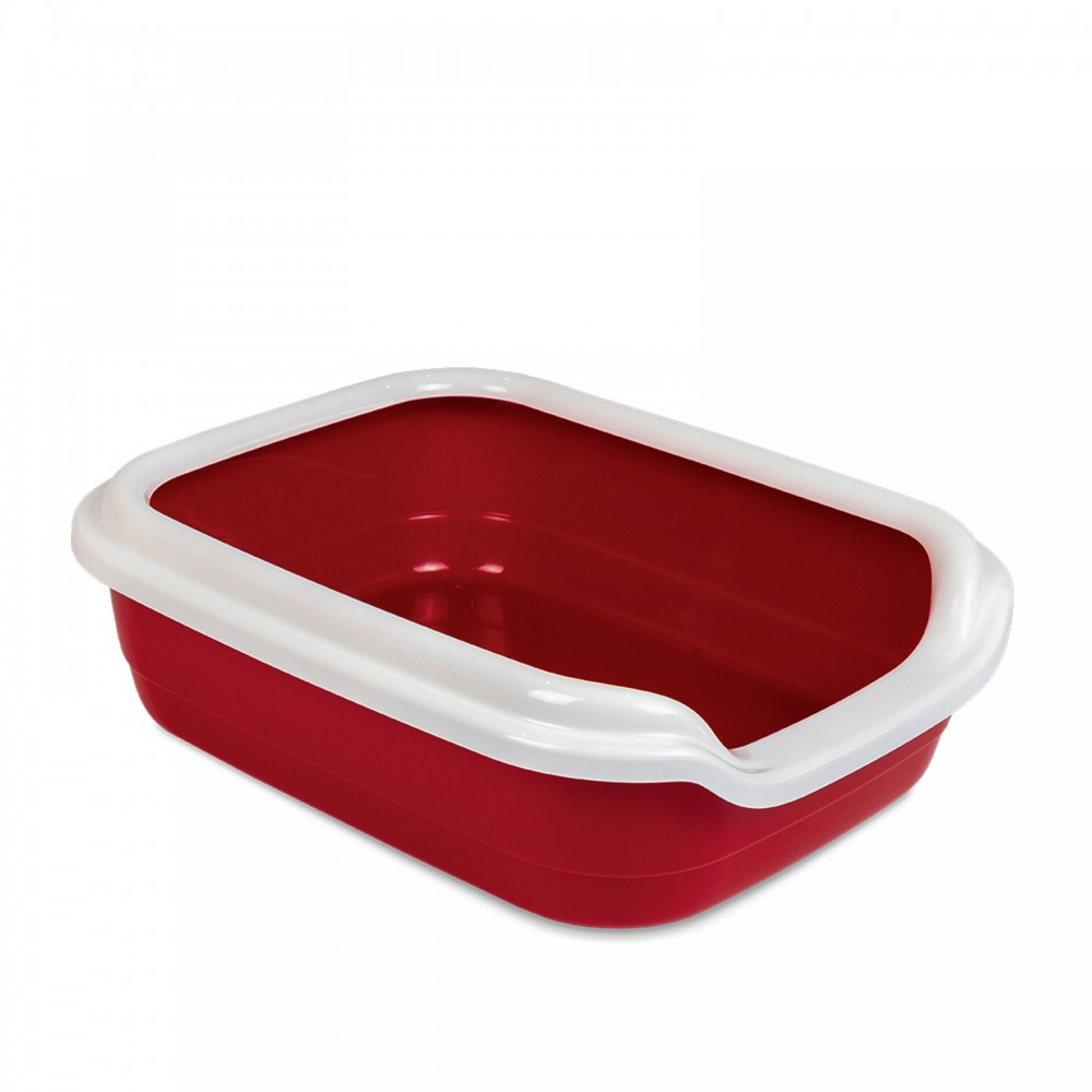 Туалет для котів Comfort L 49х39х15, бордо. Арт PR241739
