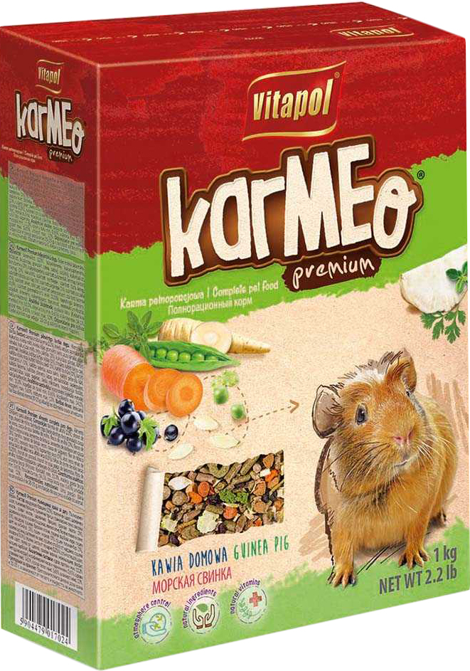 Корм для морської свинки Vitapol Karmeo Premium Вітапол 1кг