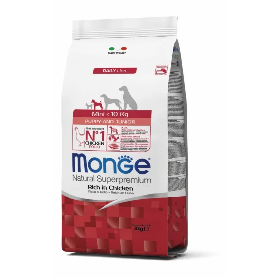 Monge MONOptotein  соб/сух  800г міні папі курка/рис