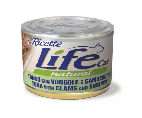 LifeCat кот/конс 150г Le Ricette шматочки мідія/креветка