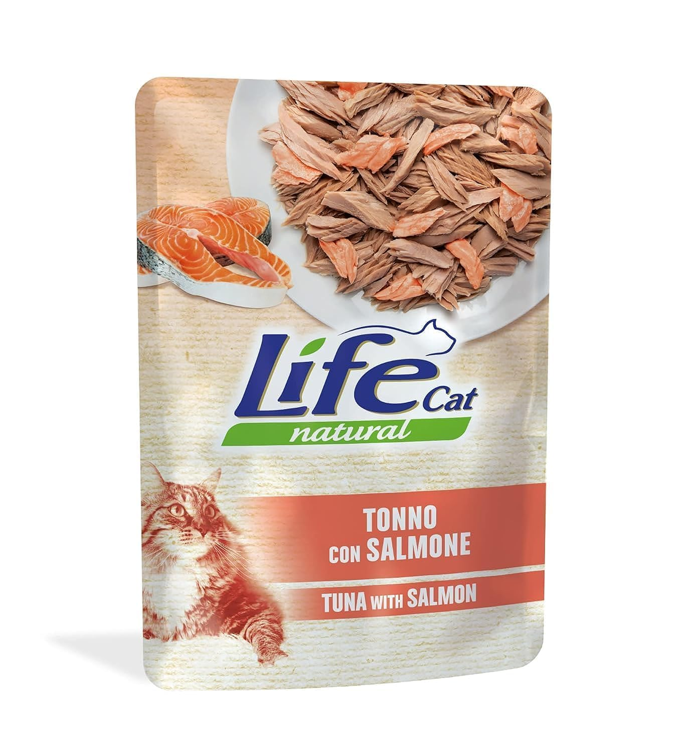 LifeCat кот/конс 70г Le Ricette шматочки тунець/лосось