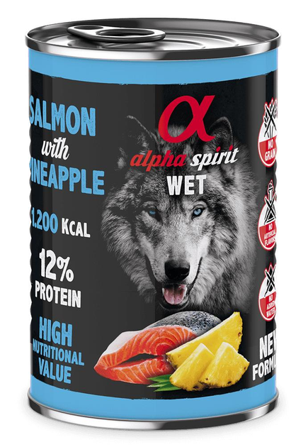 Alpha Spirit соб/конс 400г лосось/ананас