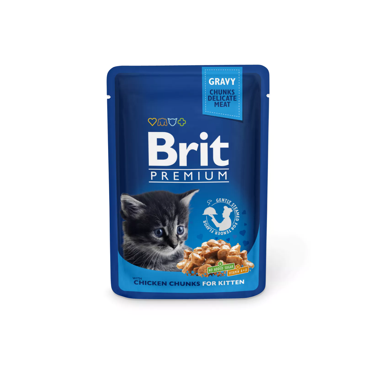 Brit Premium Бріт кот/конс 100г д/кошенят з куркою