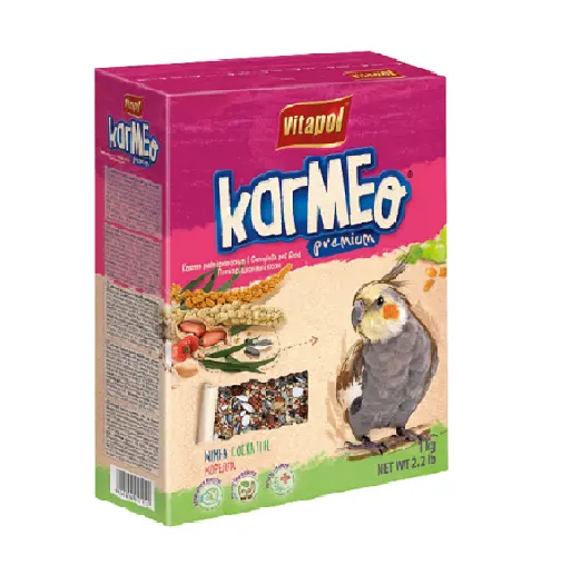 Вітапул Karmeo Німфа преміум корм д/папуг Серендіх 1кг коробка