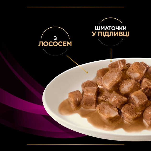 ПроПлан пауч 85г д/кота Діета UR Урінарі лосось 10шт/уп 1шт