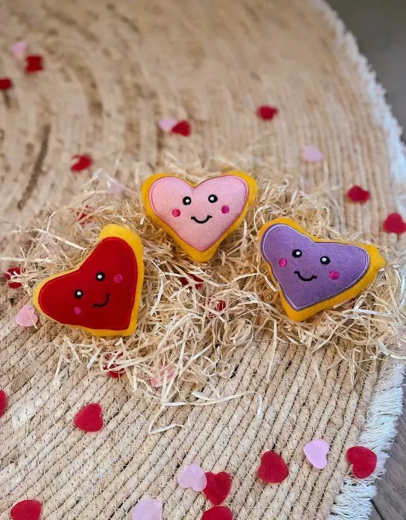 Zippy Paws Іграшка д/собак Valentine’s Miniz 3-Pack серце посмішка за 1шт