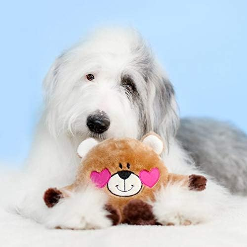Zippy Paws Іграшка д/собак Ведмедик Valentine's Brainey - Bear in Love