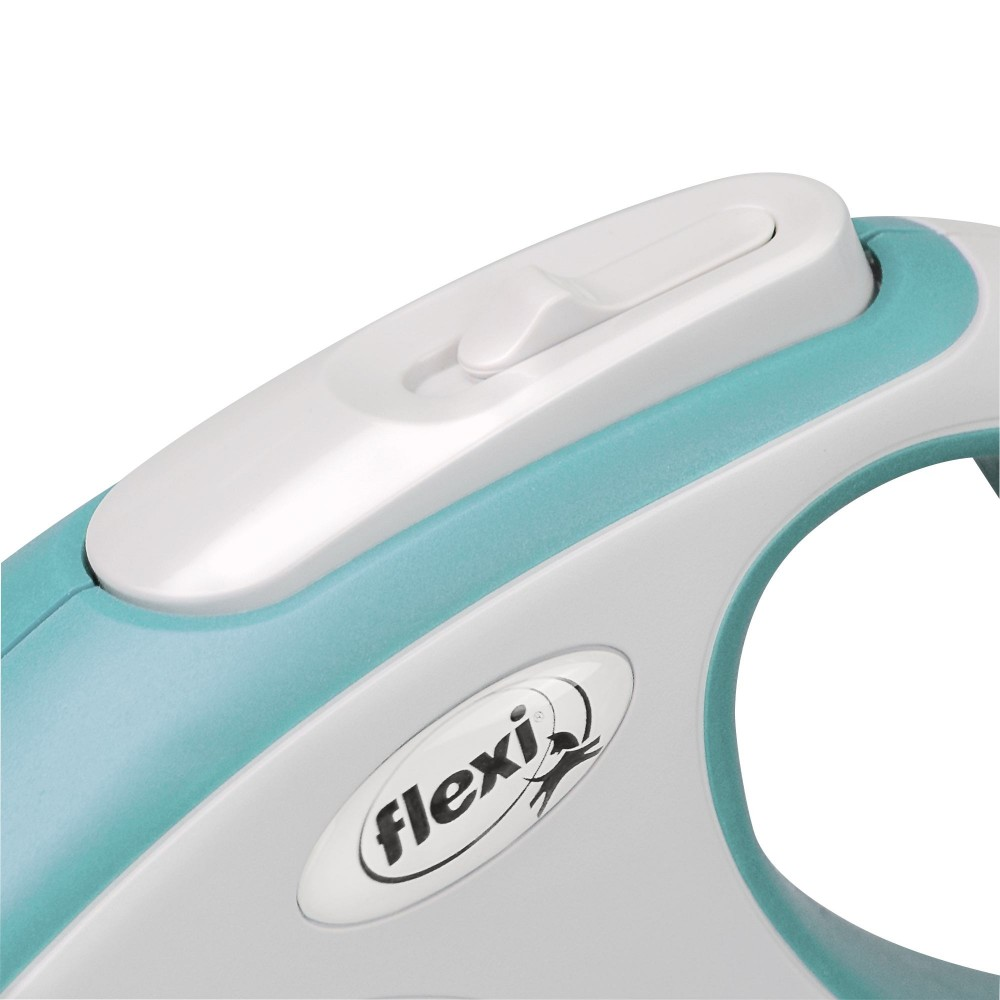 Flexi  Рулетка NEW COMFORT стрічка блакитний S 5м