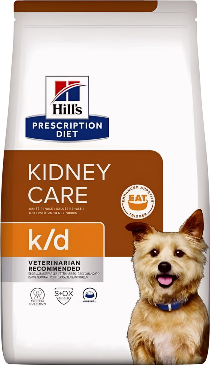 Лікувальний корм Hill's Prescription Diet k/d Kidney Care для собак при нирковій недостатності Хіллс 1.5 кг