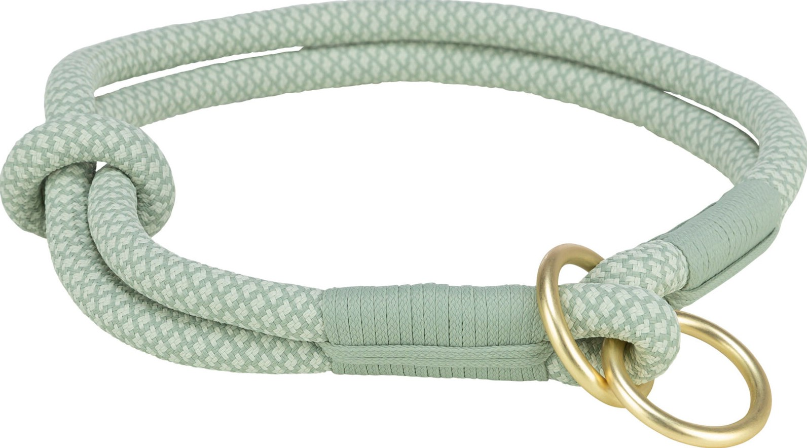 Нашийник - зашморг Soft Rope XS-S 30см/10мм шавлія/мятний