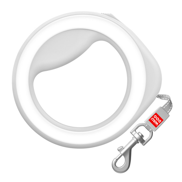 WAUDOG повідець-рулетка кільце XS-M, до 40кг/2,9м, біла