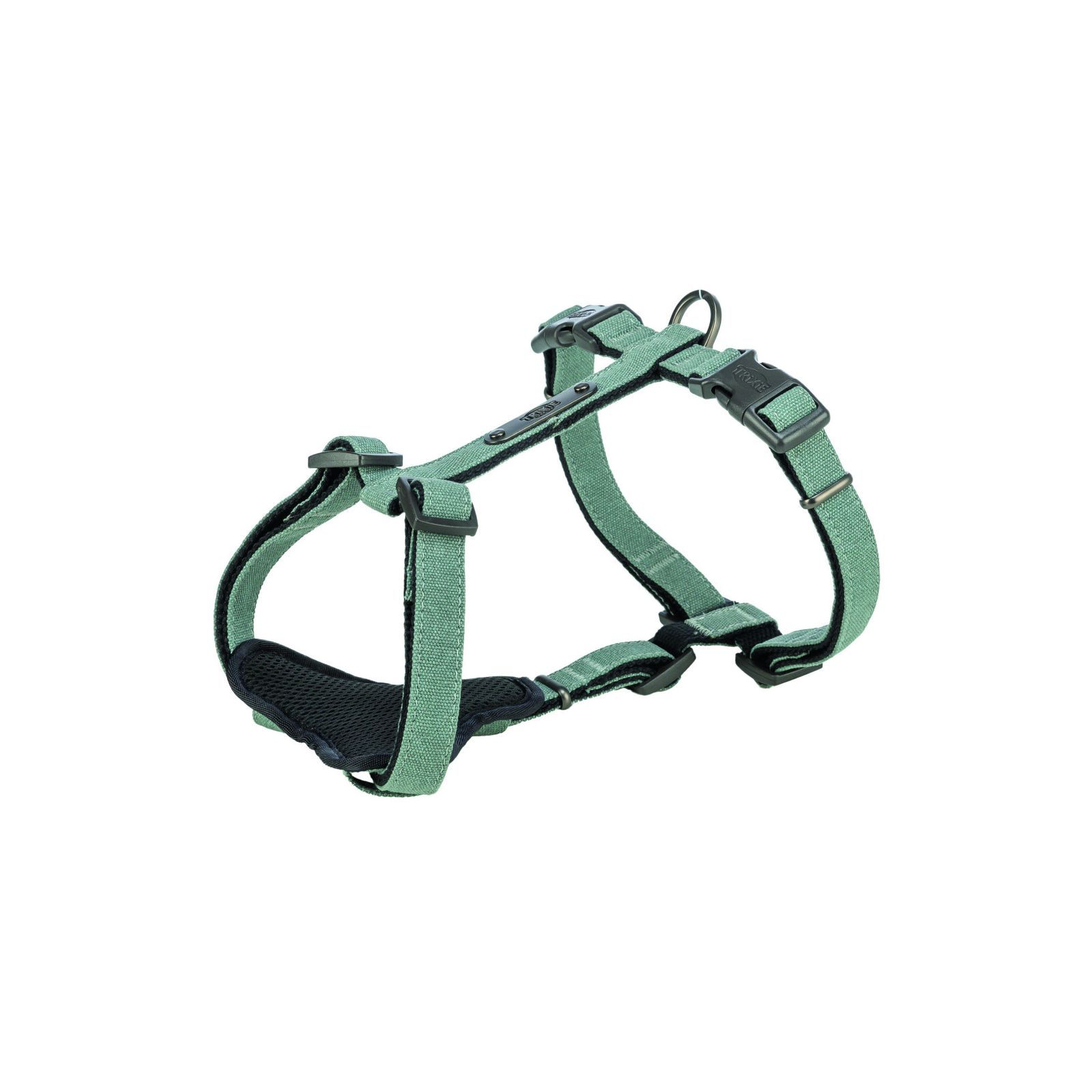 Шлея д/собак Sity Style H-harness бавовна L-XL 75-120см 25мм світло-зелена