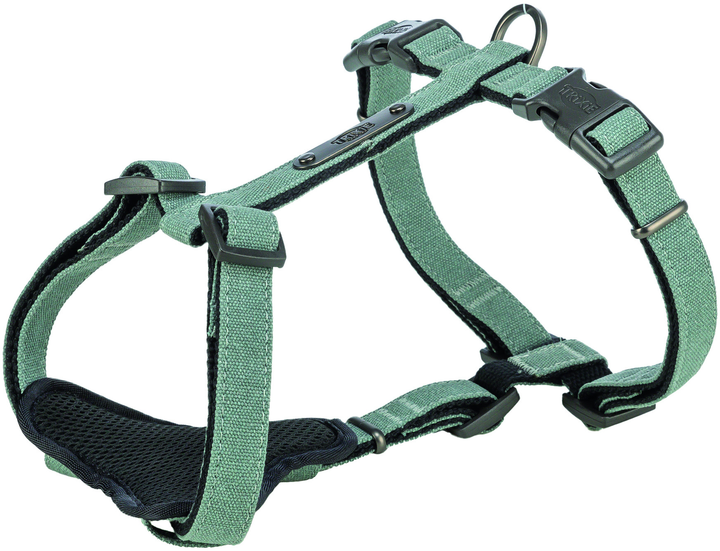 Шлея д/собак Sity Style H-harness бавовна S-M 42-60см 15мм світло-зелена