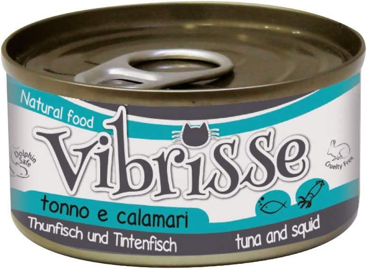 Vіbrisse Вібріс конс.70г д/кота тунець та кальмар