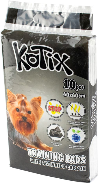 Котікс Пелюшки вугіллям 60*60 10шт