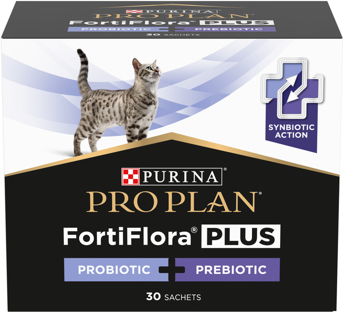 ФортіФлора Плюс д/кота Пробіотик та Пребіотик 30шт/уп 1шт