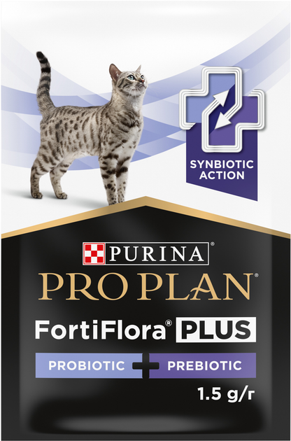 ФортіФлора Плюс д/кота Пробіотик та Пребіотик 30шт/уп 1шт