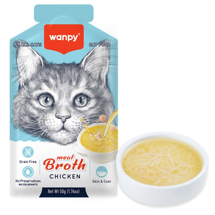 Wampy Вампі Суп з куркою 50г пауч д/кота