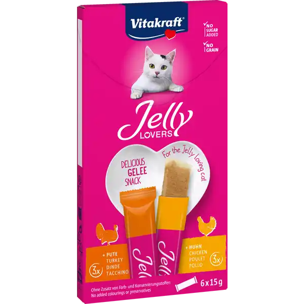 Желе Jelly Lovers MP chicken/turkey 6*15гр. З куркою та індичкою для котів