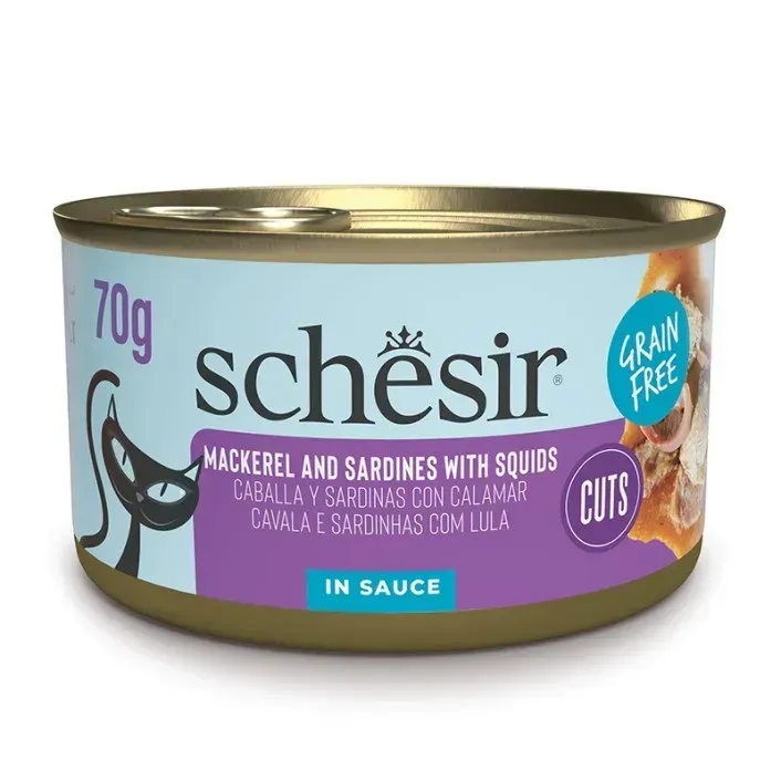 Schesir Grill Шезір конс.70г д/кота Макрель з сардиною