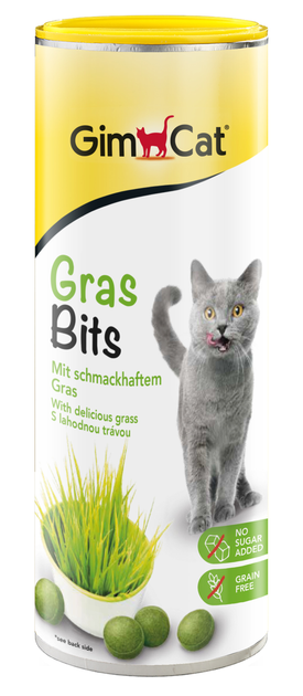 GimCet  Ласощі д/кота вітамінки GrasBits трава 70шт/уп 10шт