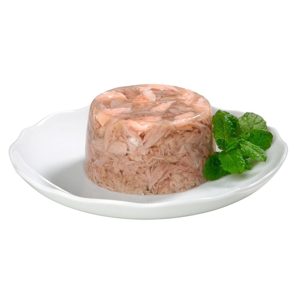 GimCet Shiny Cet  конс.д/кота 70г Тунець,лосось желе