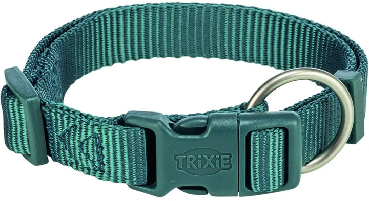 Нашийник Trixie Premium для собак M-L 35-55см 20мм синьо-зелений