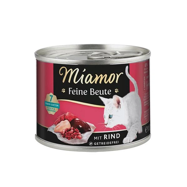 Miamor Feine Beute конс.185г д/кота Яловичина беззерновий корм