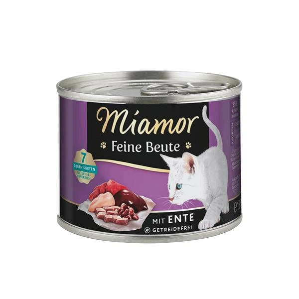 Miamor Feine Beute конс.185г д/кота Качка беззерновий корм