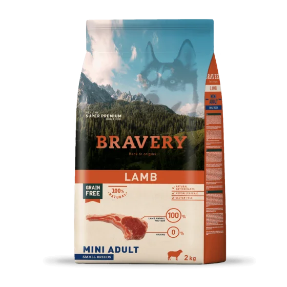 Bravery Herring 2кг д/собак міні порід Ягня