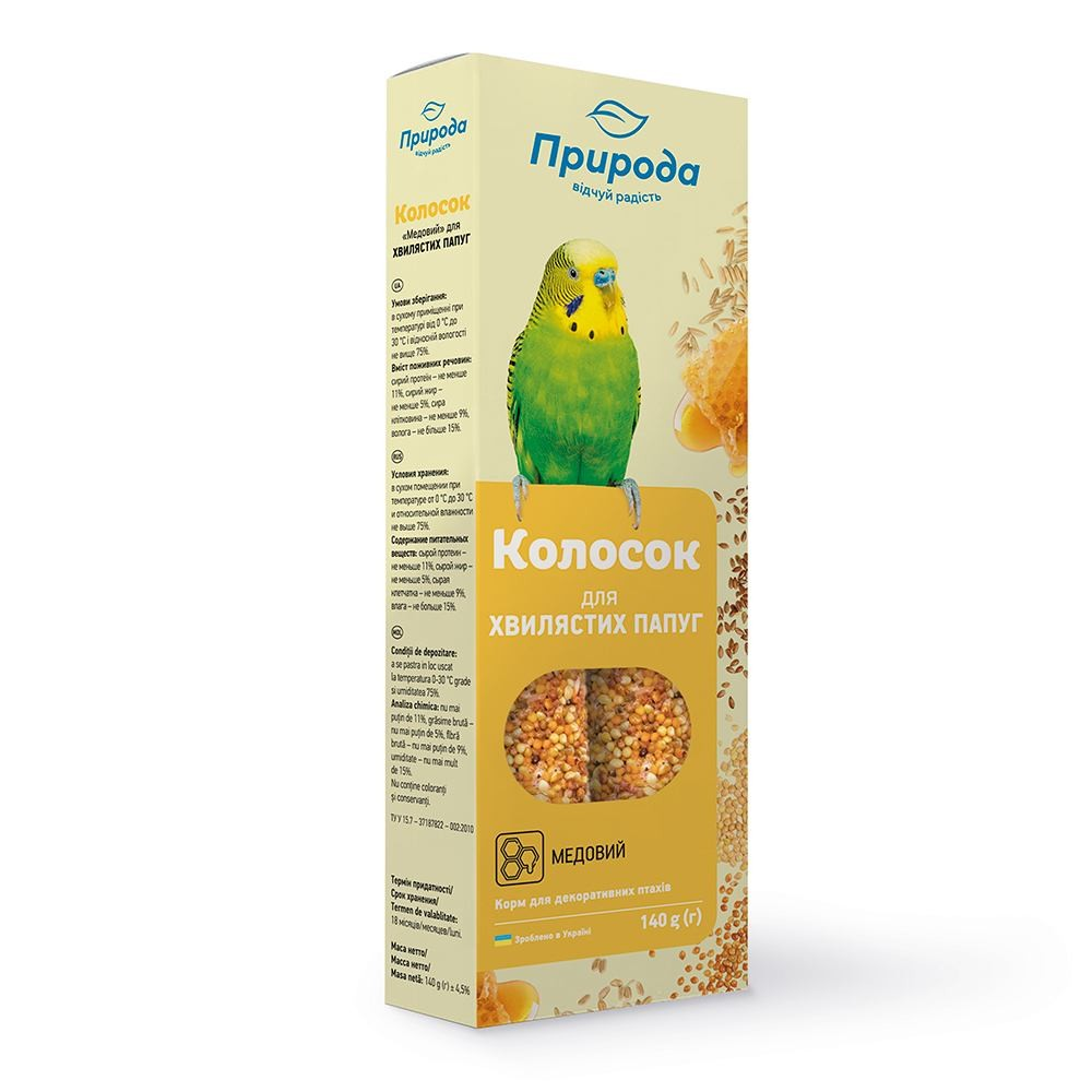 Колосок д/папуг Медовий 140г Природа