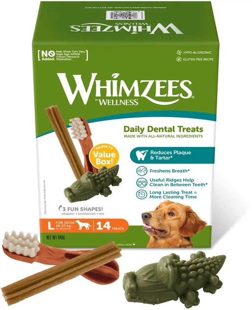 Whimzees ласощі д/собак Variety Box набір в асортименті L 14шт/1 шт