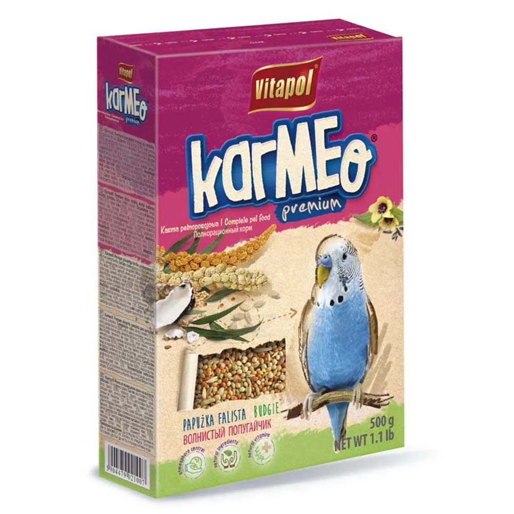 Вітапол Кармео корм д/папуг Хвилястих 500г