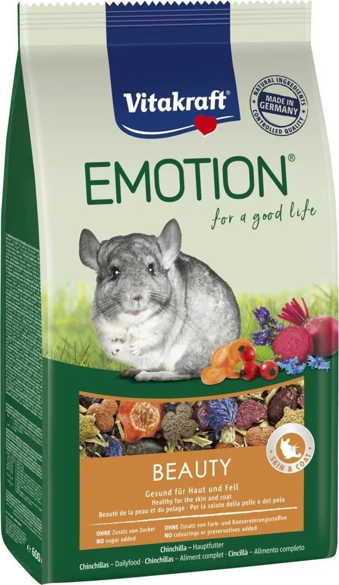 Корм ​​для шиншил Vitakraft Emotion Beauty Selection Вітакрафт 600 г