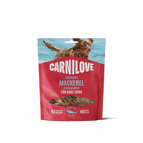 Carnilove Карнілав Ласощі кранч д/собак хрусткі Скумбрія і малина 200г NEW