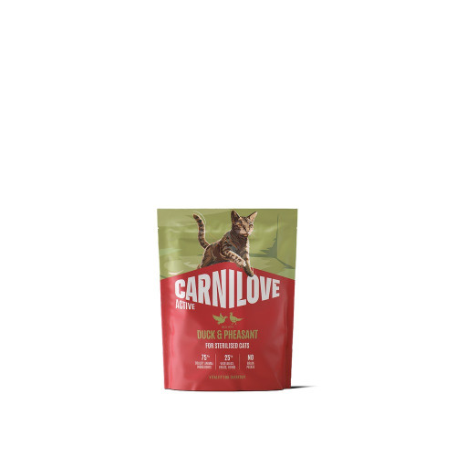 Корм сухий Карнілав Carnilove Active Duck & Pheasant Sterilised для стерилізованих котів качка і фазан 400 г