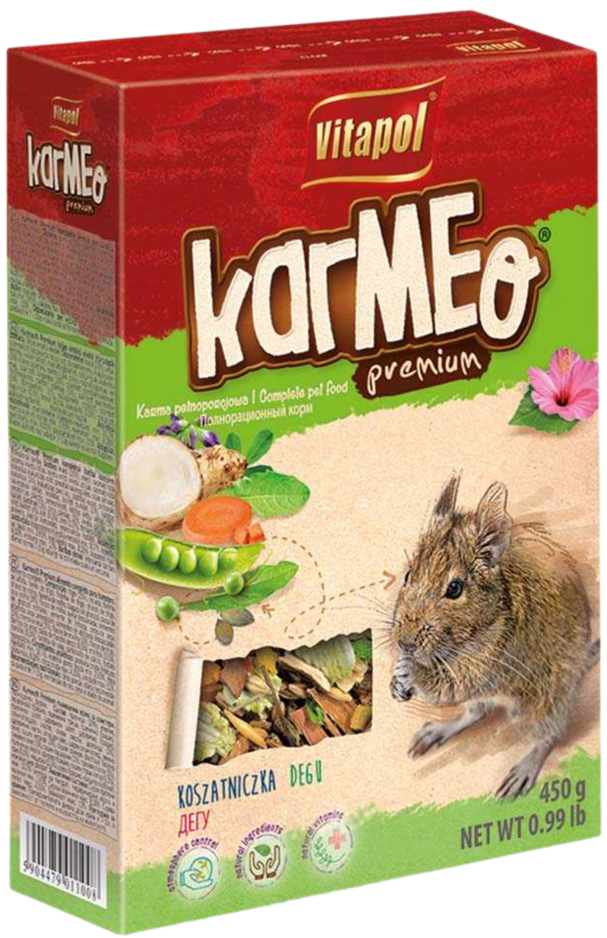 Корм для дегу Vitapol Karmeo Premium Вітапол 450 г