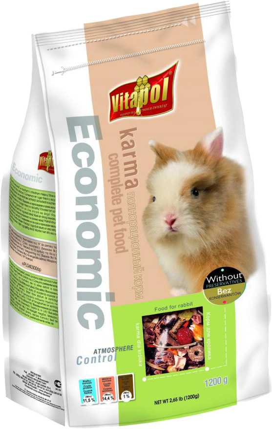 Корм для кроликів Vitapol Economic Вітапол 1.2 кг