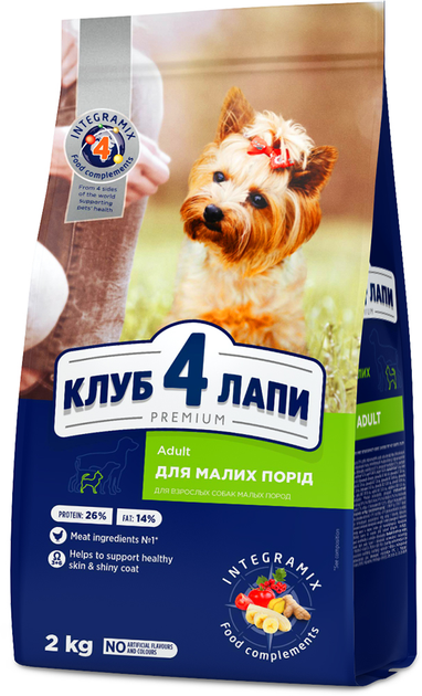 Клуб 4 Лапи 2кг д/собак Малих порід Курка