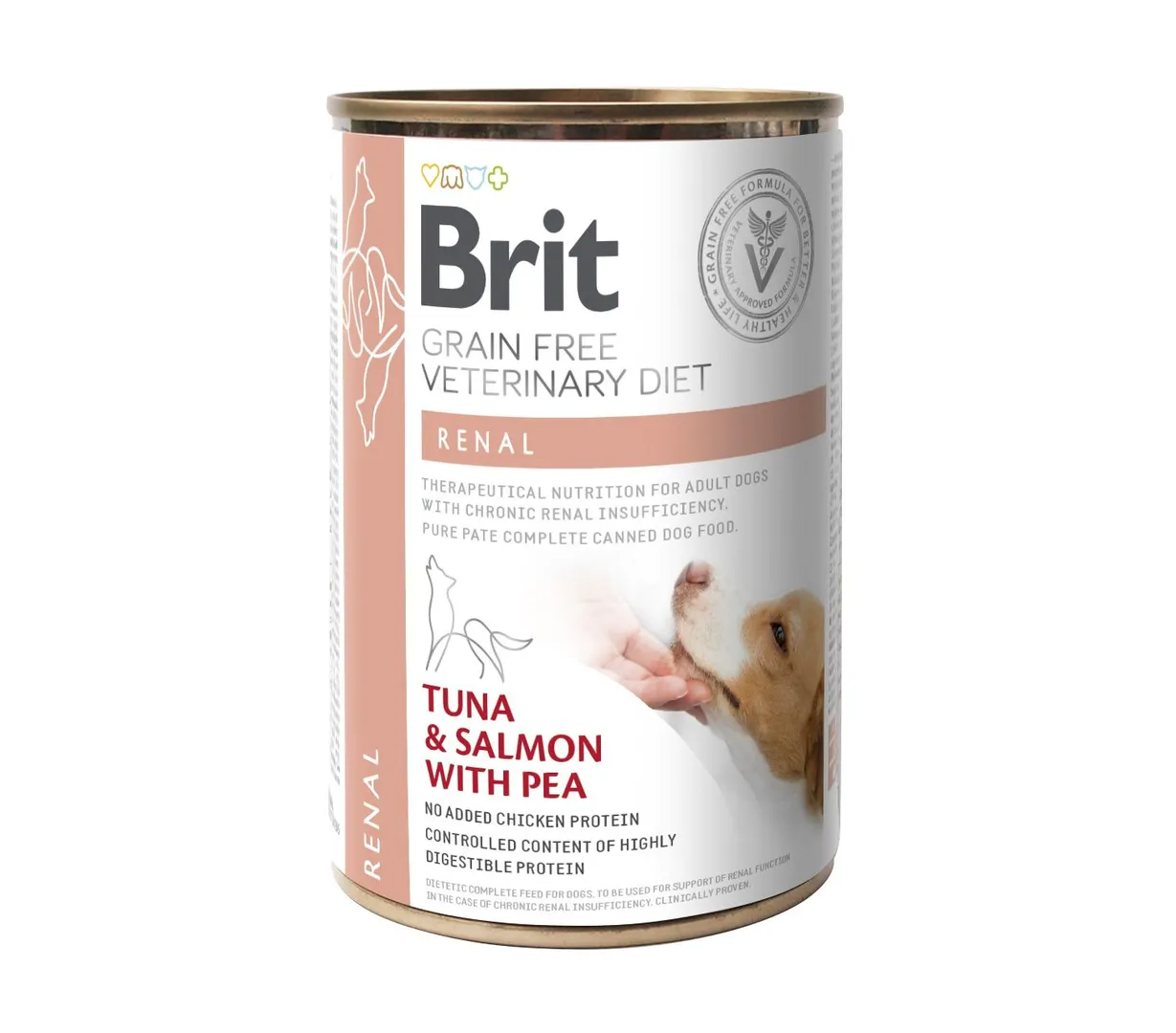 Brit VetDiets конс.400г д/собак Діета Ренал патологія нирок